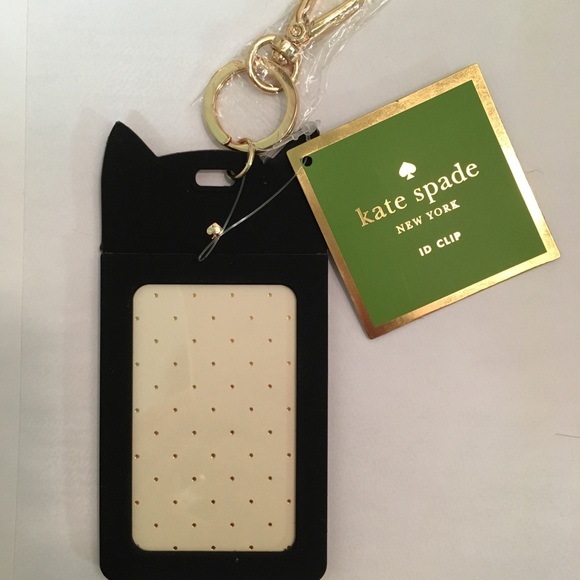 kate spade Bags Kate Spade Cat Id Clip Luggage Tag Keychain Poshmark